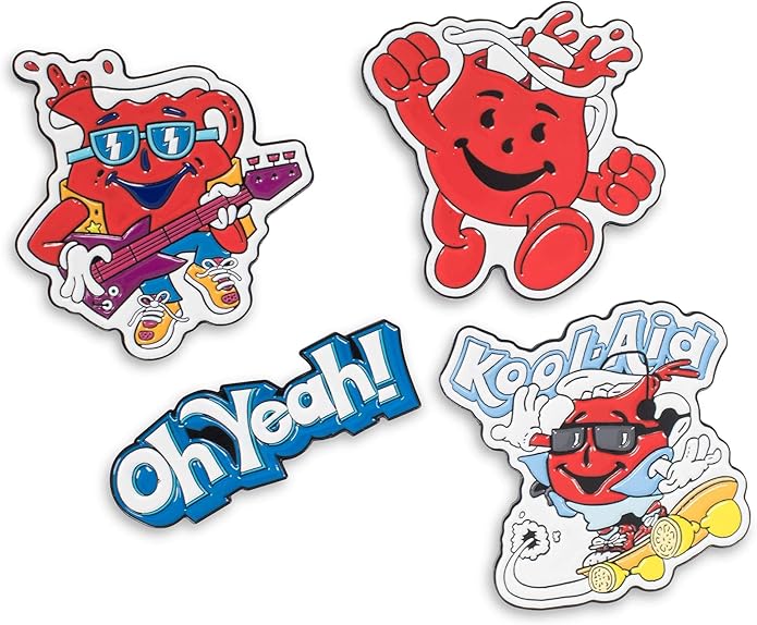 Kool-Aid Man Enamel Pins (Set of 4)