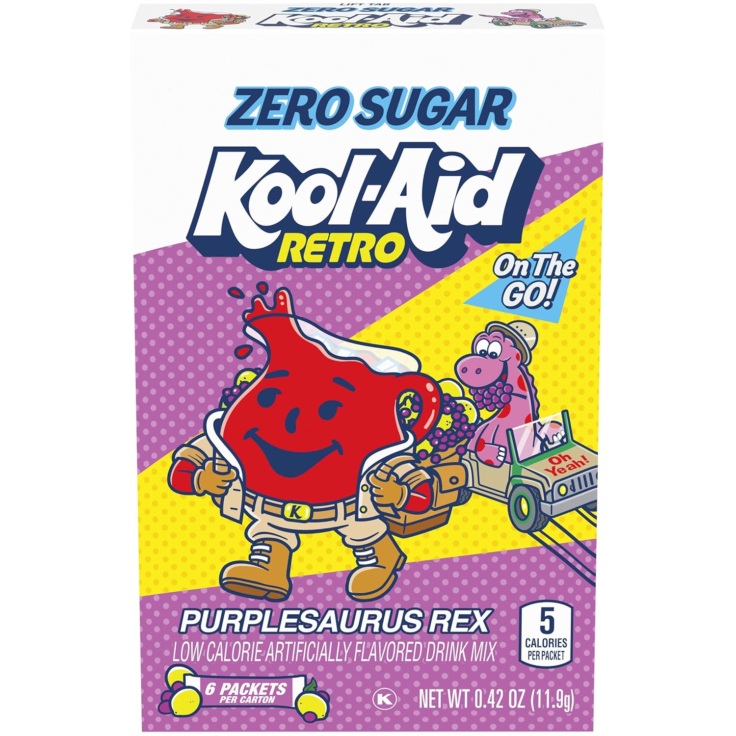 Retro Purplesaurus Rex (Zero Sugar)