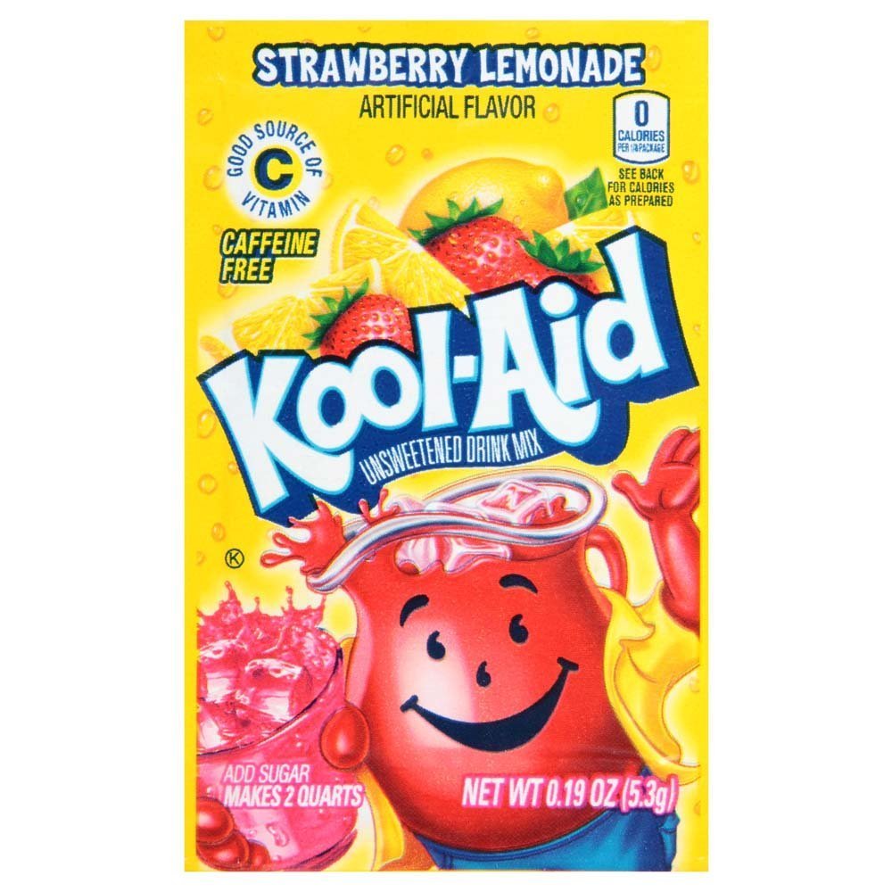 Unsweetened Strawberry Lemonade (Caffeine Free)